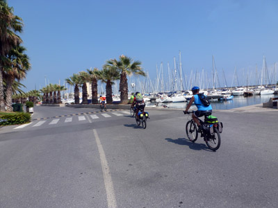 Arrivo a S. Stefano, Marina degli Aregai