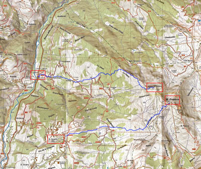 Map Rocce Fraiteve